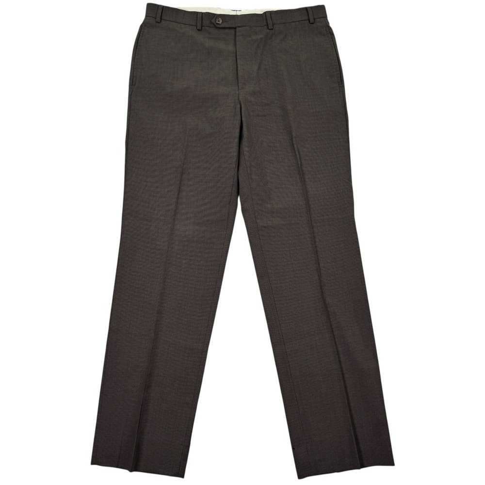 Brooks Brothers Men's Dark Brown Dress Pants